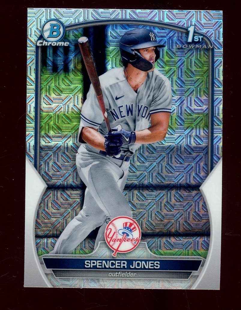 2023 Bowman Chrome Mega Box #BCP-139 Spencer Jones Yankees RC Rookie