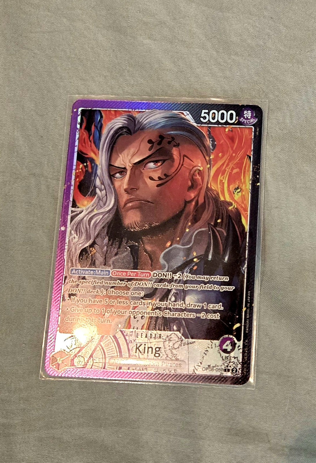 King (057) (Parallel) OP08-057 Two Legends Foil
