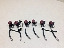 Lot of 6 ISI Viking DXL SCBA Tank Air Regulator Connection CBRN Avon Protection
