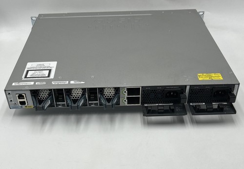 Cisco WS-C3850-48T-S 48-port Gigabit Layer 3 Network Switch /w 2x 350W PSU - Picture 5 of 6