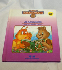VTG World Of Teddy Ruxpin All About Bears Book 1985 Ken Forsee Worlds of Wonder