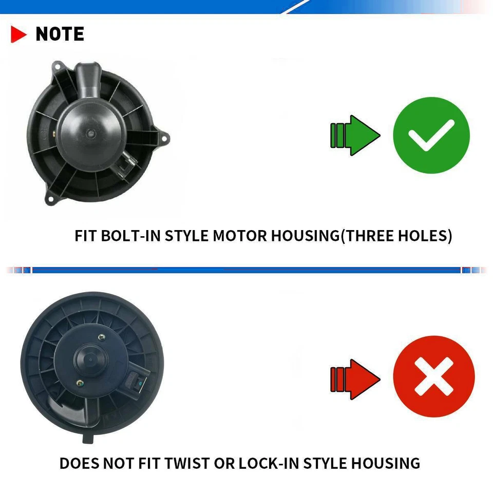 Blower Motor and Resistor Front Fit For 2003 2004-2006 Chevrolet Suburban 1500 Foto 3 de 4