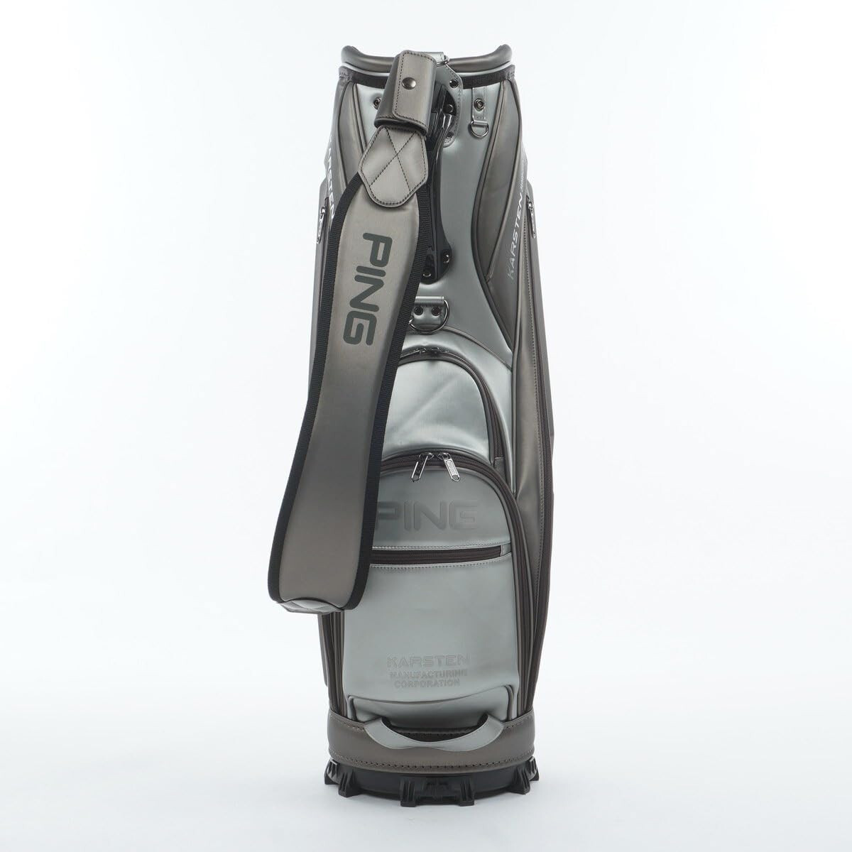PING Golf Men's Caddy Bag TOUR SHAFT 9.5 x 47 inch 3.9kg CHROME CB
