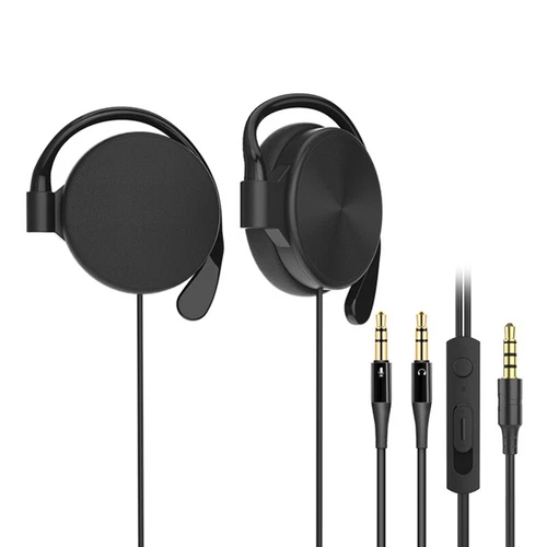 3.5mm Over Ear Headphone Ear Hook Earphone for iOS Android System
