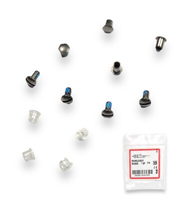 Prada Linea Rossa PS 60US Gunmetal Replacement Mounting Lenses Screw Kit Genuine