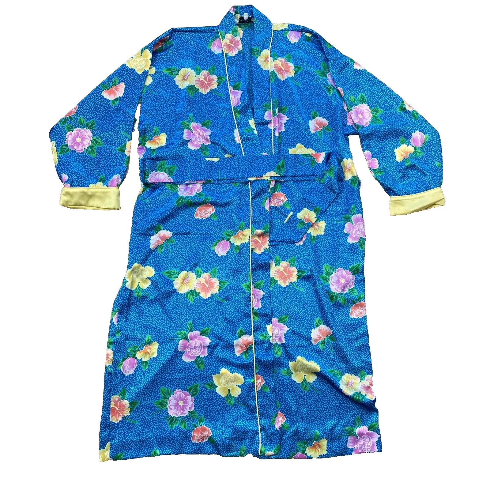 Accappatoio Vestaglia donna floreale vintage anni 80 Christian Dior retrò taglia M