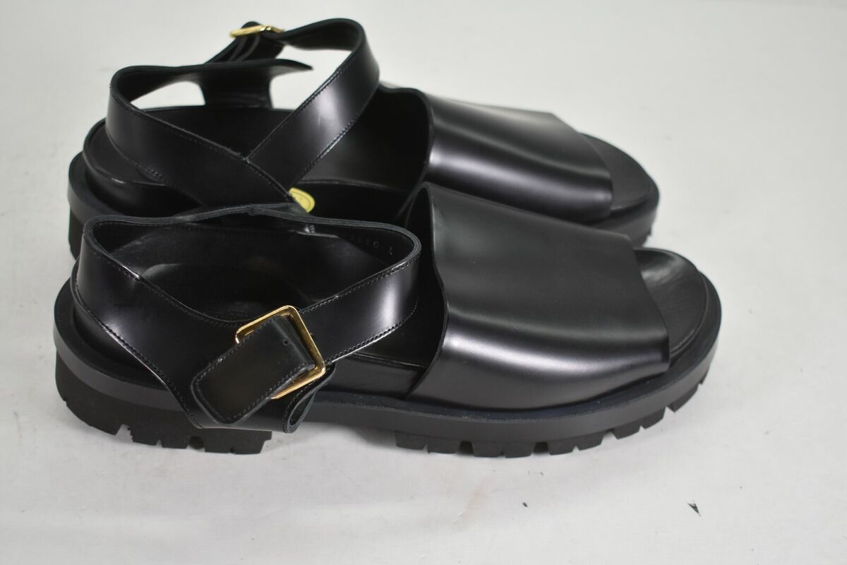 Enfold Womens Black Open Toe Sandal Ankle Strap Leather Enfold Womens Black Open Toe Sandal Ankle Strap Leather