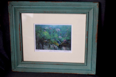 LOTUS FLOWER Lui Ming 116/500 Framed Original Art 11'' X 13'' NEW