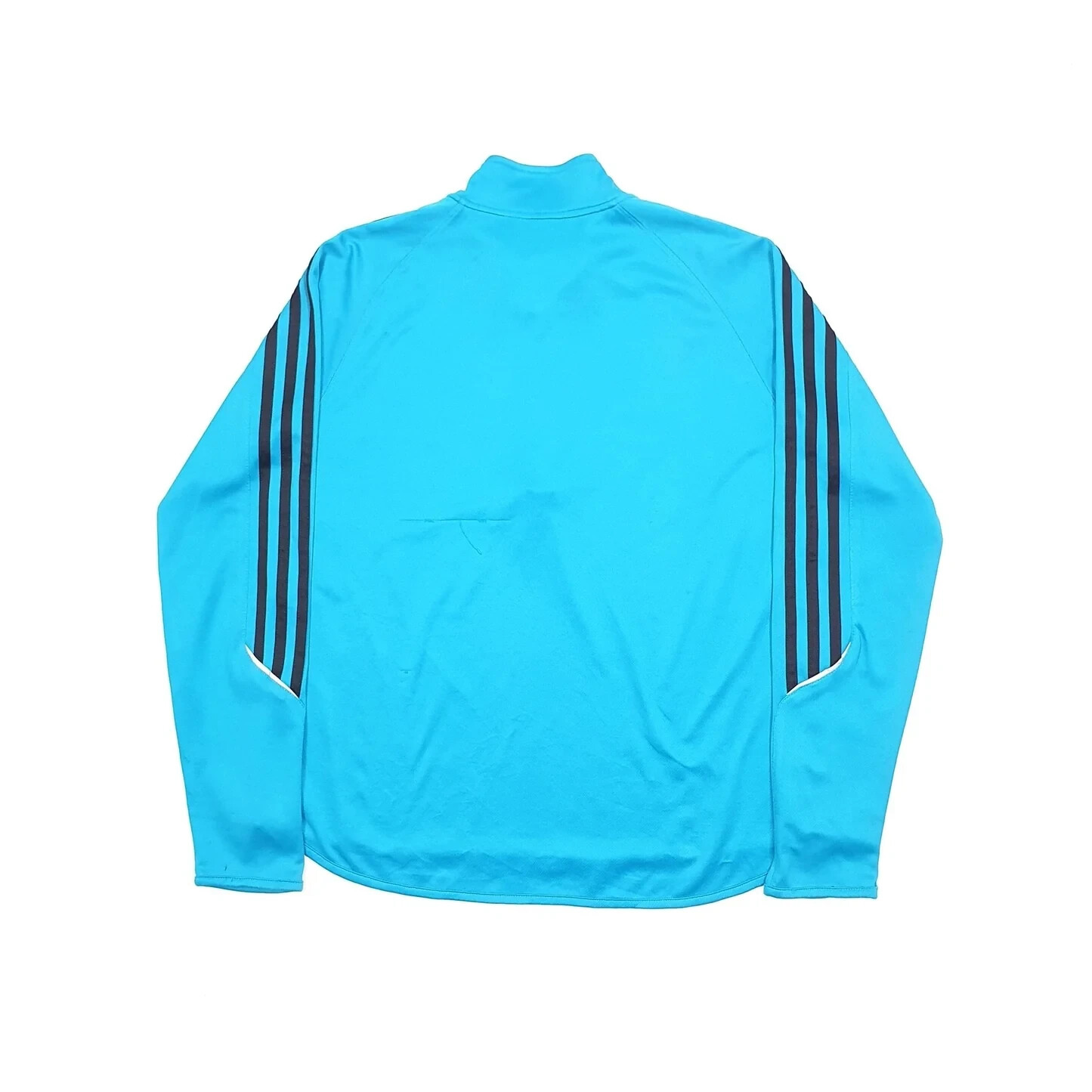 Womens ADIDAS Activewear Polyester 1/4 Quarter Zip Jumper Sweatshirt L image 3