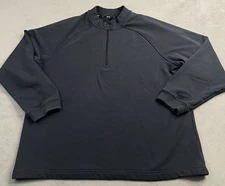 Public Rec Sweatshirt Men 2XL Blue Weekend 1/4 Zip Pullover Terry Lined Golf