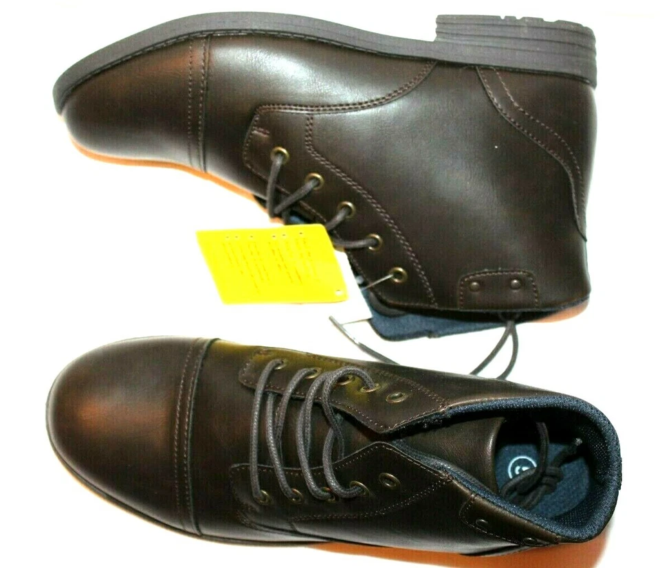 Botas SmartFit Juveniles Niños Lincoln Marrón Talla 2-6 Medianas Foto 3 de 4