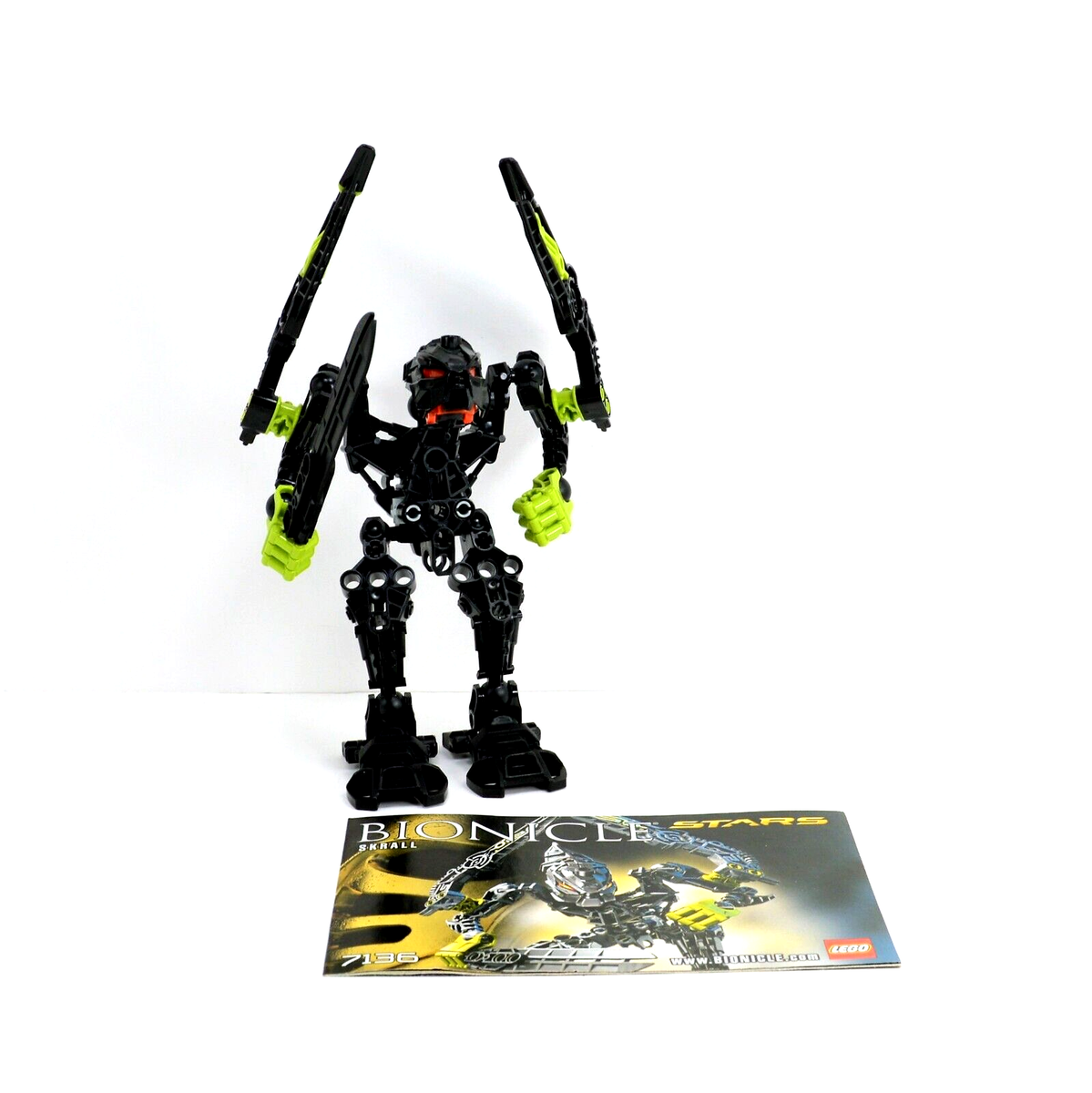 LEGO Bionicle Stars Skrall Set 7136 Complete with Instructions No Box