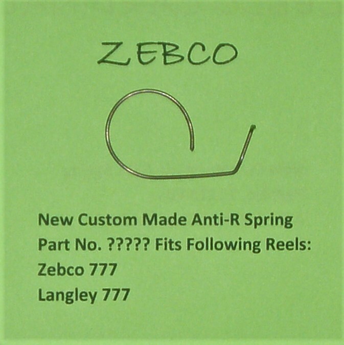 Vintage Zebco Spinner 777 & Langley 777 Custom Made Anti-Reverse