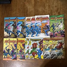 Lote de (12) mini cómics Sectaurs Warriors World Of Symbion -Starriors 1984