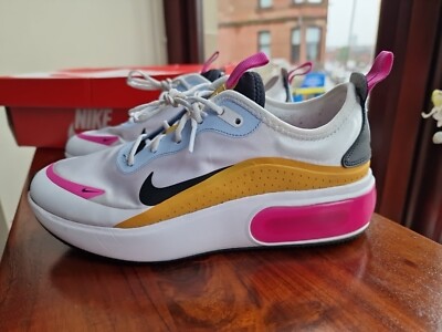 Nike Air Max Dia White/Multicolor Women's Sneakers Size UK - Main Image