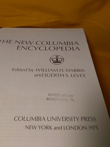 The New Columbia Encyclopedia HC 1975 - Picture 15 of 19