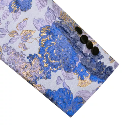 Para Hombres Floral Esmoquin Cena Chaqueta Calce Regular Chal Solapa Paisley Baile de graduación Fiesta Traje - Imagen 13 de 236