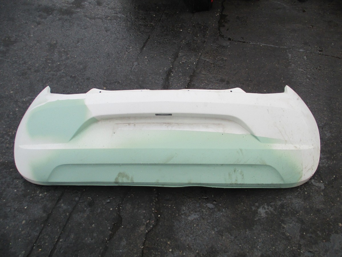 2015 SEAT MII 5 DOOR HATCHBACK REAR COMPLETE BUMPER WHITE