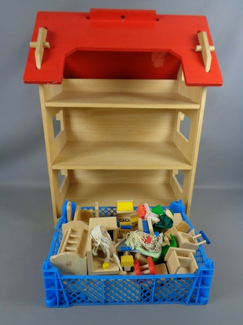 Plan Toys Chalet Doll House With Out Furniture For Sale Ebay