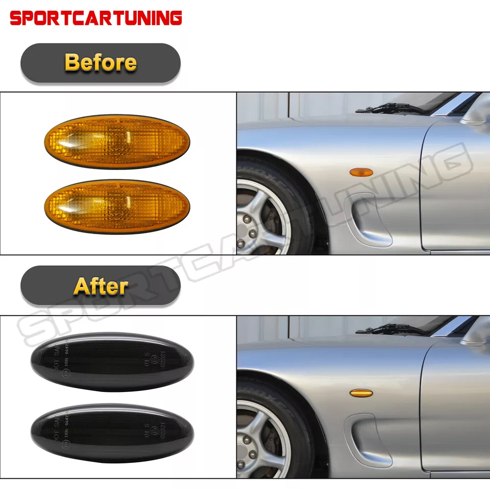 LED Dynamic Side Marker Light For Mazda Protege 5 2002-2003 Tribute 01- 06 323MX - Изображение 3 из 4