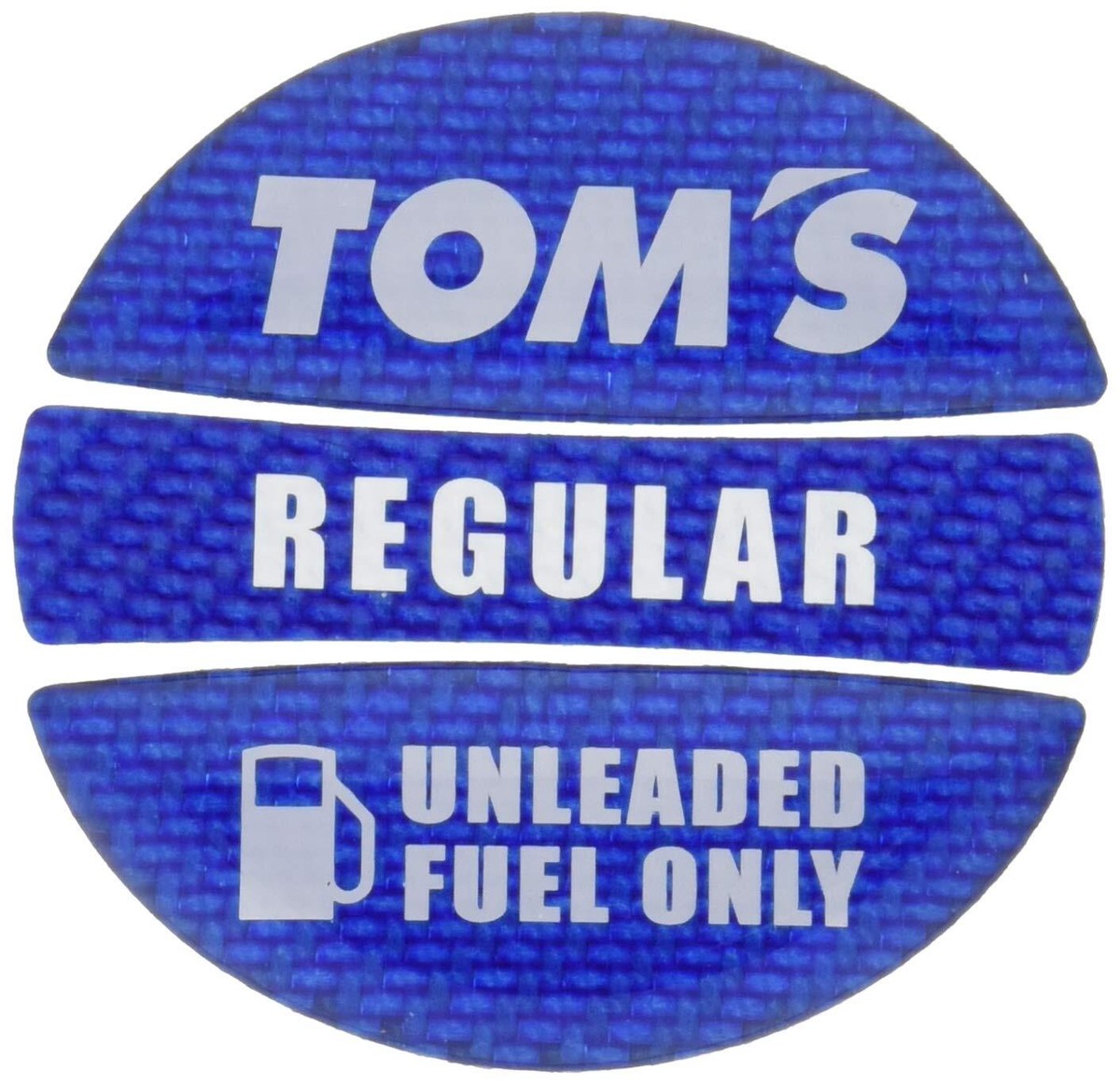 TOM'S Fuel Cap Garnish Blue Regular 77315-TS001-B2 for TOYOTA from