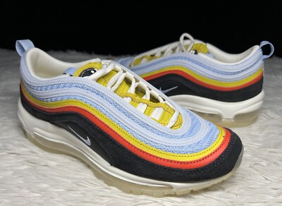 Nike Air Max 97 GS Set To Rise Yellow Navy Orange Sean Wotherspoon