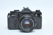 Canon A-1  Film SLR Camera W/FD 50mm F1.8 Lens Kit