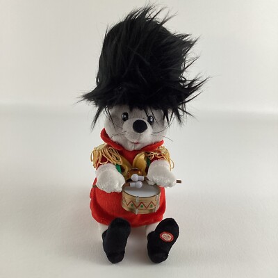 Gemmy Puffy Heads Musical Mouse Animated Plush Plays Deck The Halls Song Vintage