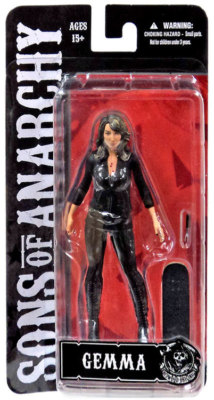 Gemma Teller Morrow Bloody Exclusive Katey Segal Sons of Anarchy Figur Mezco