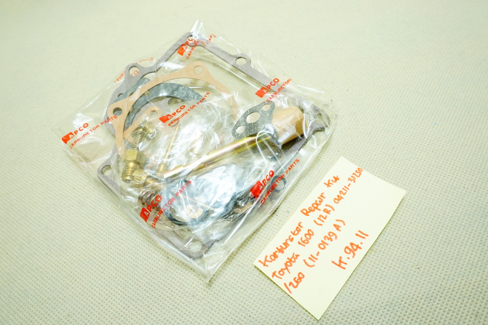 NAPCO Carburetor Rebuild Repair Kit Toyota 12R Hiace Corona Taft F10