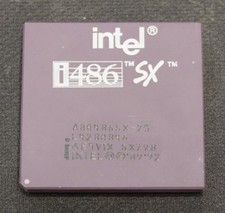 Socket 1 Processor - Intel 80486 SX-25 - SX798 - GOLD - TESTED - NO TARIFF