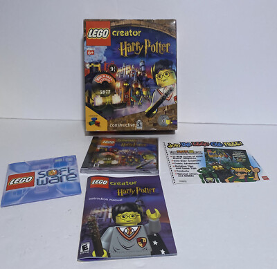 Lego Creator Harry Potter PC CD-ROM Opened Box Rated E for