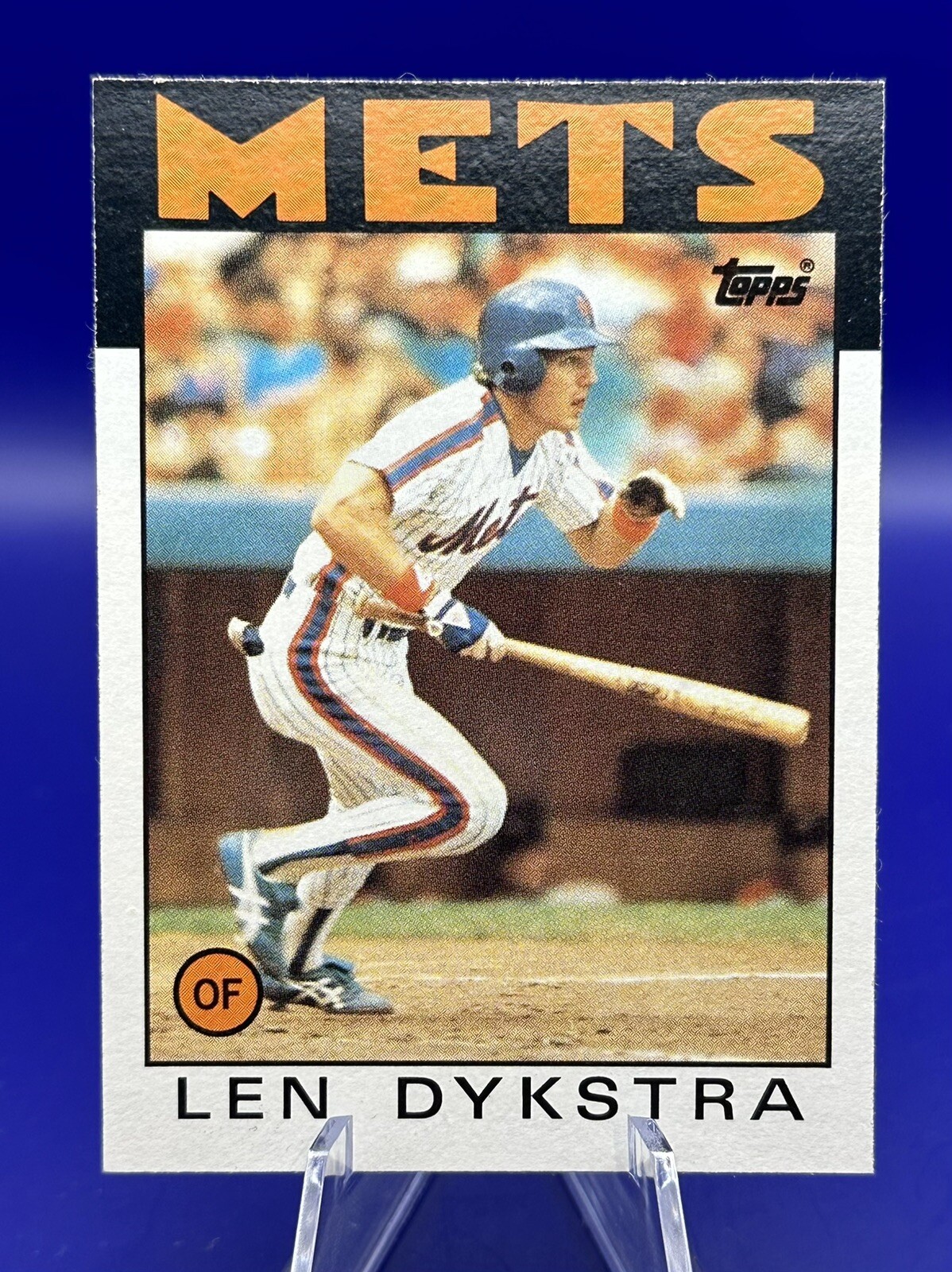 1986 Topps LEN DYKSTRA #53 New York Mets