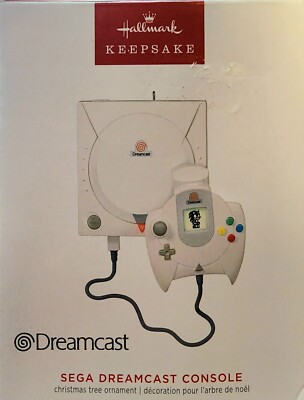 Ornaments - Halmark Keepsake 2023 Sega Dreamcast Console Magic Light+Sound - New