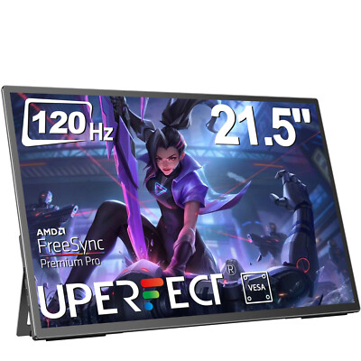 UPERFECT 21.5 Zoll 120Hz Tragbarer Monitor 1920*1080 Portable Monitor Bildschirm