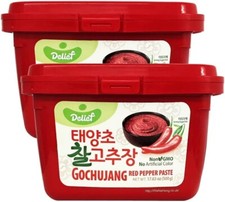 SAJO Delief Korean Hot Pepper Chilli Paste HALAL Gochujang 500g (Pack of 2)