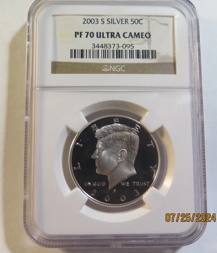 Kennedy Half Dollar 2003-S SILVER NGC PF 70 Ultra CAMEO