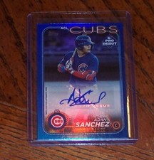 2024 Topps Pro Debut Blue Foil PD-42 Adan Sanchez Auto 071/150