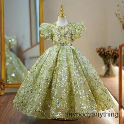 kids elegant dresses Watercolor Mikado Girl Party Dress by AS546 Kids Dream