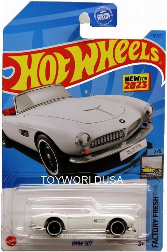 2023 Hot Wheels #120 Factory Fresh BMW 507 white