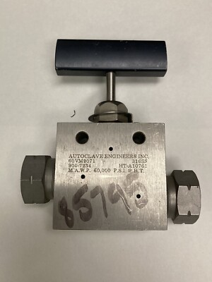#ad Autoclave Engineers60VM9071High Pressure Valve 316SS 60000 PSI $96.00