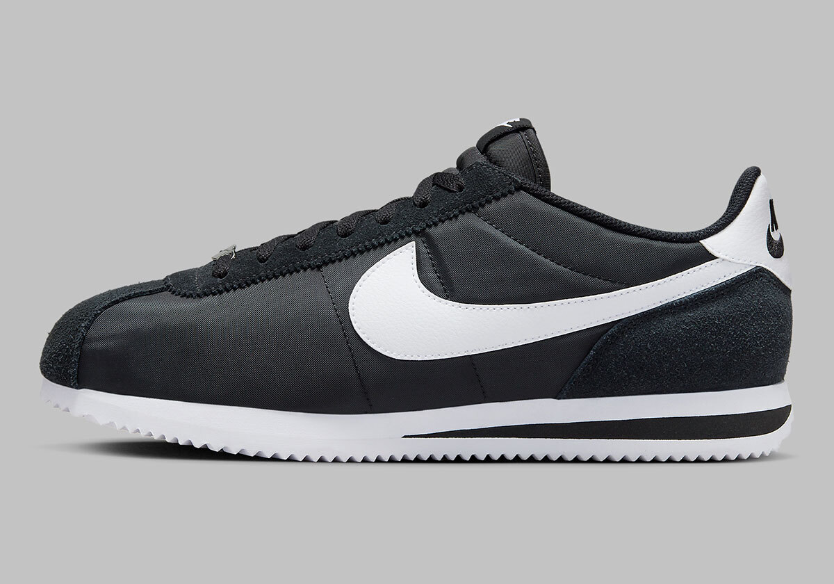 Nike Cortez TXT Black White HF0263-001 sz 9.5 Men's Retro Nby | eBay