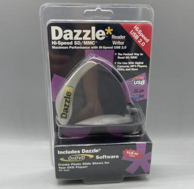 DAZZLE Reader Writer New Hi-Speed USB 2.0 SD/MMC