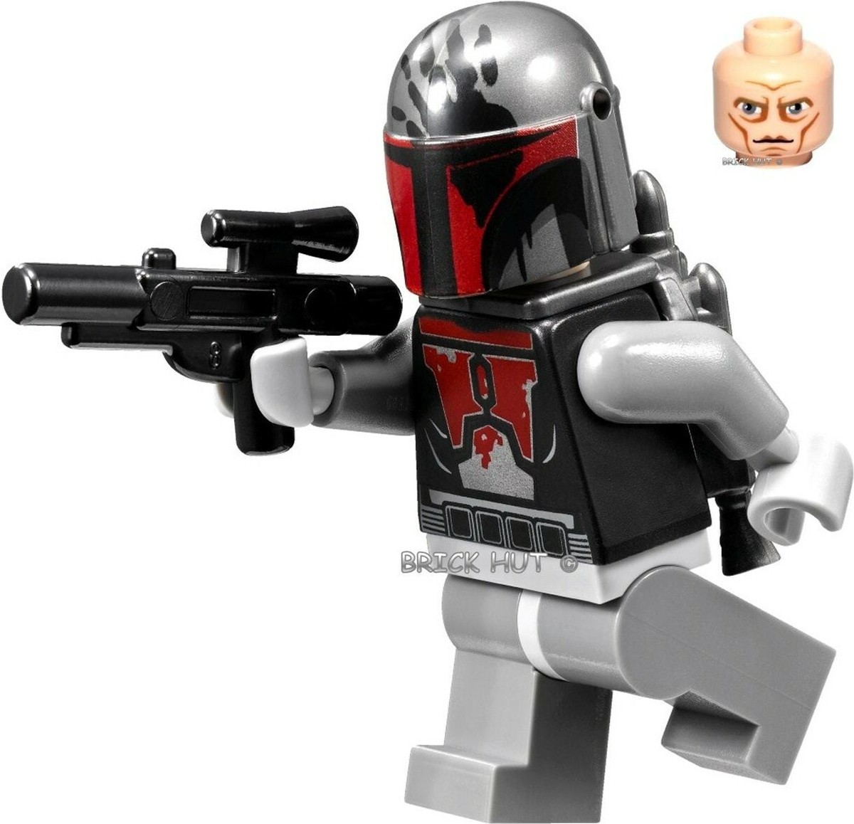 LEGO STAR WARS MANDALORIAN SUPER COMMANDO W/ HIGH BROW LEGO STAR WARS MANDALORIAN SUPER COMMANDO W/ HIGH BROW