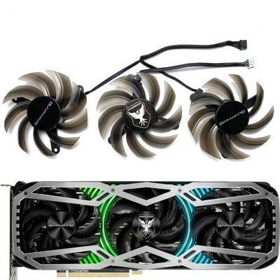 1Set Cooling Fan Graphic Card for GAINWARD RTX3060ti 3070 3070ti 3080 3080t 3090