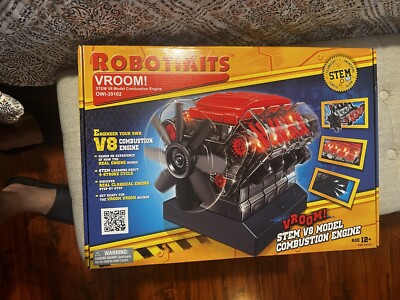 OWI Robotics Vroom Stem V8 Model Combustion Engine