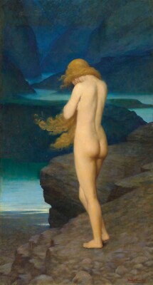 Herbert Gustave Schmalz : Eve In Exile : Archival Quality Art Print