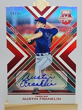 Austin Franklin 2016 Elite Extra Edition Auto Status Die Cut Red #98 /75 Rays