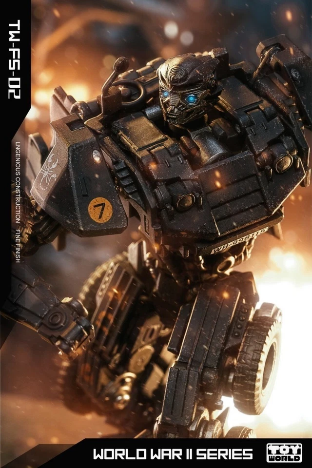 Toyworld TW-FS-02 Вторая мировая война серия Sizzle Transform Toys экшн-фигурка ПОПУЛЯРНАЯ! - Изображение 3 из 4