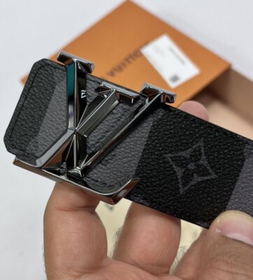 Louis Vuitton X Nigo Pyramide Stripes 40mm Reversible Belt M0469s